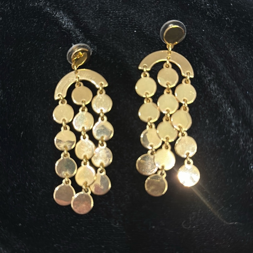 J.Crew Gold Dangle Statement Earring - image 2